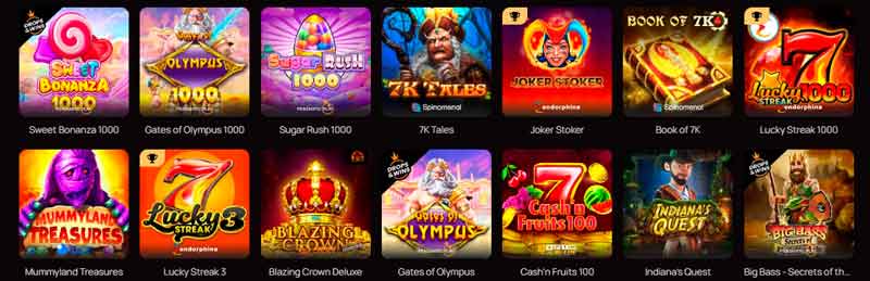 Онлайн-автоматы 7k casino